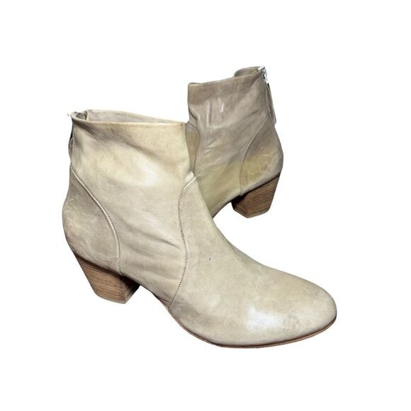 Women’s Halmanera brown leather booties size 7.5 made in Italy - Picture 3 of 5